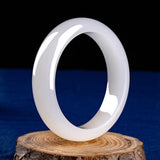 Natural Hetian Jade 54-64mm Bracelet Princess Jewelry