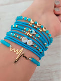 Elephant Charm Bracelet Beaded Bracelets for Women Jewelry