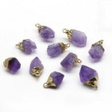 5PCS Natural Semi-precious Stone Pendant Set for DIY Jewelry Making