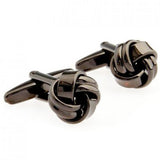 Metal Knot Cufflink Cuff Link 2 Pairs Set