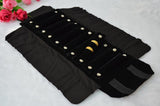 Velvet Jewelry Roll Bag For Rings Travel Holder