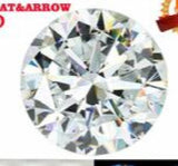 6mm Round Brilliant Cut White VVS1 Moissanite Loose Stone