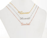 Custom Name Necklace, Personalized Stainless Steel Necklace For Women