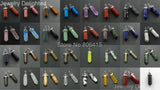Amethyst Hexagonal Point Chakra Necklaces Earrings Pendant 10Pcs/lot