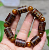 22x14mm Tibet Agate Chakra Stone Bracelet Bead