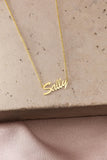 Personalized Name Necklace,Gold Necklace,Stainless Steel,Christmas Gift