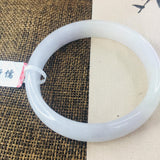 Natural Ice Bottom Light Purple Jadeite Bracelet 54-62mm Female