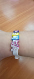 50pcs Slide Letter Charms Crystals Beads for DIY Bracelets Necklace Key Chain