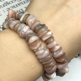 10mm Sunstone Round Chips Loose Spacer Bead for DIY Jewelry Making