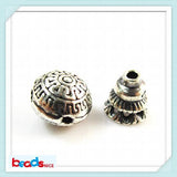 925 Sterling Silver Beads with End Caps 3-Hole Unique Beads