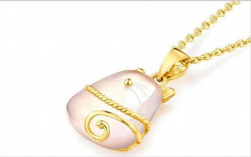 Dragon Cat Jades Chalcedony Pendant Jewelry