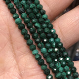 Fengbaowu Malachite Heishi Faceted Loose Bead for Jewelry Making
