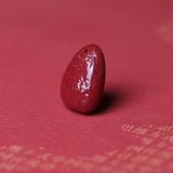 5A Cinnabar Flower Safety Necklace Pendant DIY Jewelry Material