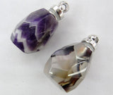 Turquoise Tiger Eye Quartz Crystal Pendant DIY Jewelry Making