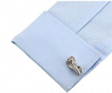 Crystal Snake Silver Cufflinks - Hot Seller