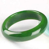 Natural Hetian Jade Green 54-64mm Bracelet Princess Jewelry