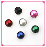 50pcs Mix Pearl Snap Buttons for 12mm Charm Bracelets DIY Jewelry