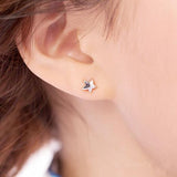 5* Silver 925 Ear Studs Nose Earring Pin 20pcs/box