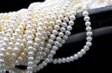 Natural Pearl Loose Beads 4-5mm Freshwater Pearl Full Strand
