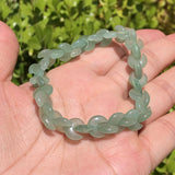 Green Aventurine Bracelet Moon Shape Crystal Reiki Healing Stone Jewelry