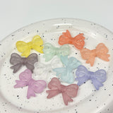 Acrylic Matte Mist Bowknot Fork Junction Beaded Necklace DIY Materials
