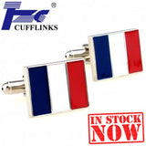 Flag Cufflink Cuff Link 2 Pairs