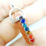 Natural Stone Lapis Tiger Eye Turquoises Opal Pendant