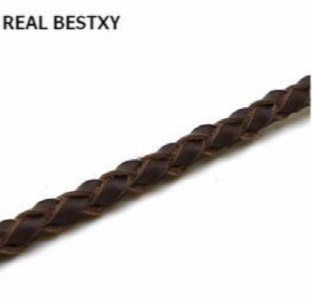 6mm Braided Leather Cord for DIY Jewelry Making