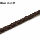6mm Braided Leather Cord for DIY Jewelry Making