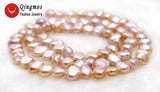 5-6mm Freshwater Purple Pearl Loose Seed Beads 14''