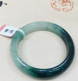 Natural Jadeite Bracelet Ice Bottom Green 54-62mm Female Gift