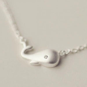 925 Sterling Silver Whale Necklace & Pendant for Women