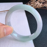 Natural Burmese Jadeite Light Purple Two-tone Bracelet