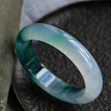 Zheru Jade Two-Tone Bracelet 54-64mm Princess Jewelry
