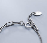 925 Sterling Silver Cuban Link Bracelet Hip Hop Punk GTLS815