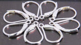 5 Pairs Sterling Silver Lever Back Earrings 10X17mm DIY Jewelry Making Hot