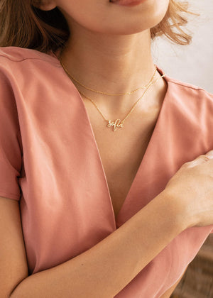 Custom Name Necklace | Family Necklace | Delicate Jewelry