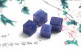 Tanzanite/Labradorite Square Loose Beads for DIY Jewelry Making