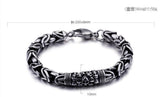 Stainless Steel Punk Skeleton Chain Bracelets