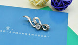 925 Silver Brooch Female National Jewelry Women Clothing Accessories