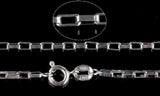 925 Sterling Silver Men's Chain Necklace Jewelry No Fade Birthday Gift