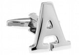 Men's English Letter Cufflinks Wholesale&retail Silver Copper Novelty Gift