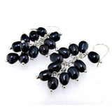 Freshwater Cultured Pearl Earring Dangle 925 Silver Hook Fine Jewelry