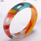 Zheru Natural Colorful Cloud Princess Jewelry 54-64mm