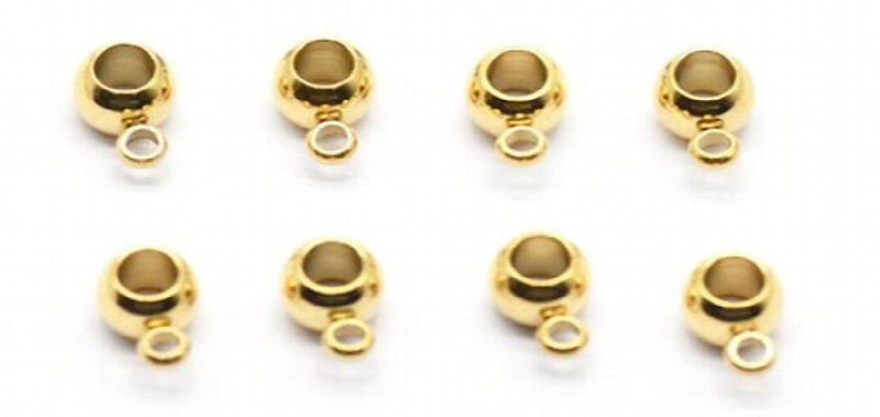 5mm Stainless Steel Spacer Beads for DIY Pendants