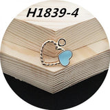 100PCs 17*18MM Enamel Heart Charms Oil Drop Necklace Pendants