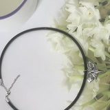 Conan Gray Dragonfly Necklace Leather Rope Butterfly Pendant