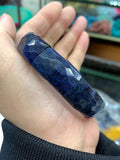 Dumortierite Stone Beads Bracelet Natural Gemstone Bangle for Women