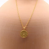 S925 Sterling Silver Sun Flower Choker Necklace for Women