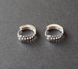 925 Silver Fish bone Earrings for Women Personality Couple